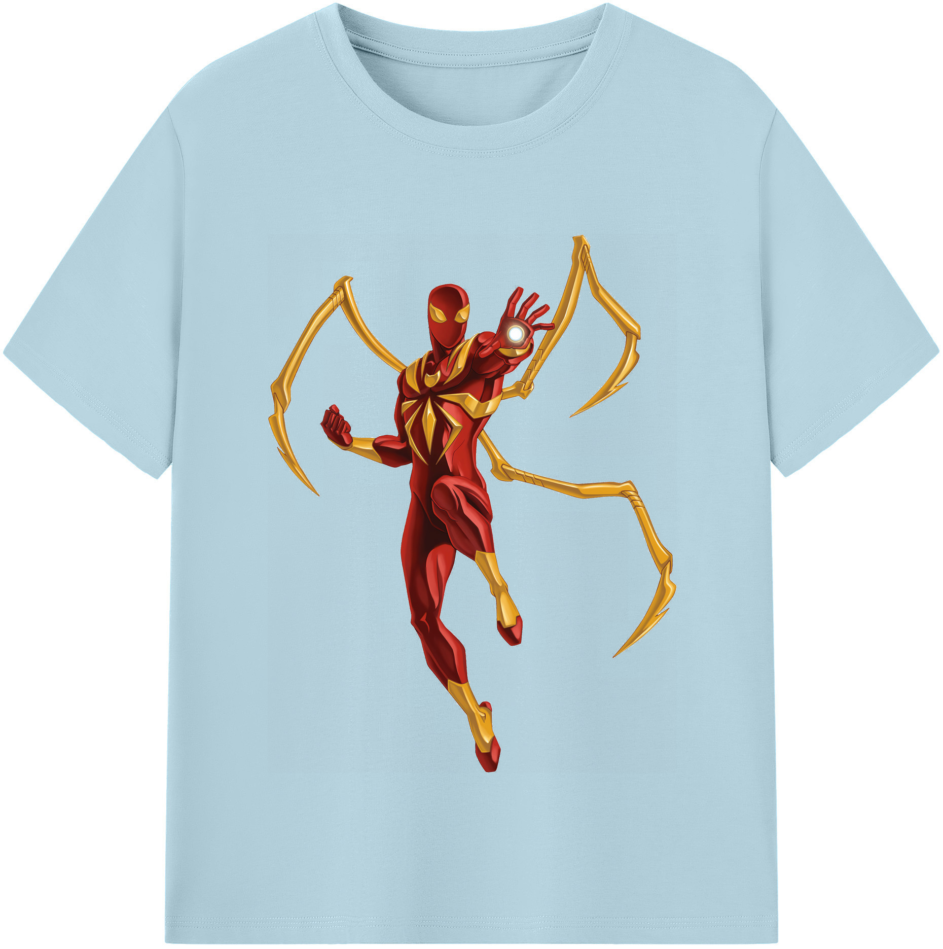 （画像用） Spider Man スパイダーマン 綿100％半袖Tシャツ（フロントプリント）